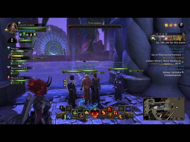 Awesome Tanking here Neverwinter Valindra's last boss