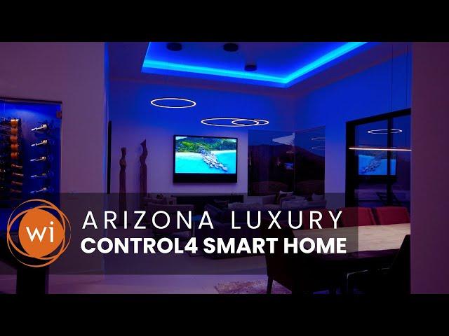 Control4 Smart Home with Amazing Lighting in Scottsdale