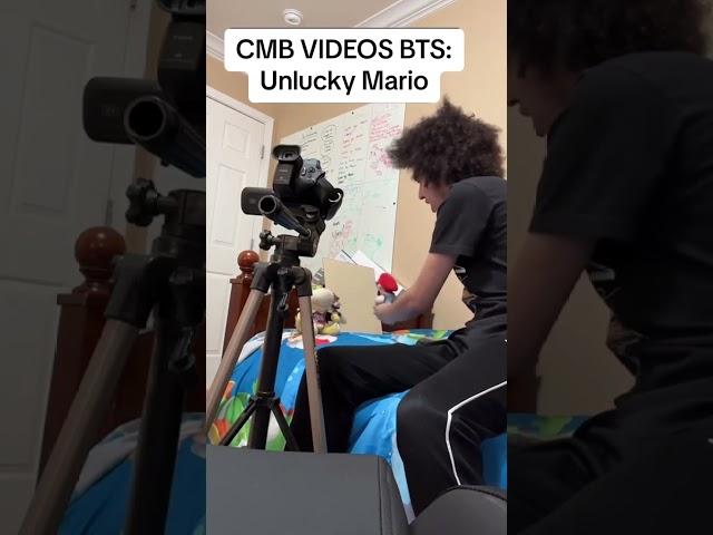 [BEHIND THE SCENES] Crazy Mario Bros: Unlucky Mario! #Shorts