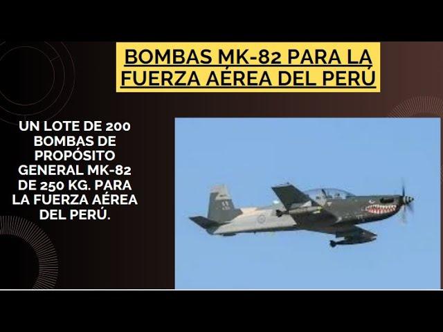 Bombas MK-82 para la Fuerza Aérea del Perú