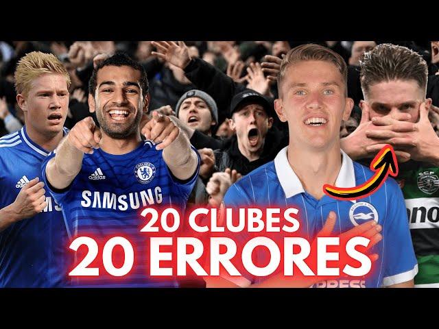 EL MAYOR ERROR DE CADA CLUB DE LA PREMIER LEAGUE