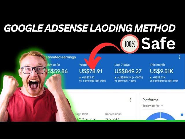 Updated Adsense Loading Method [95% Secure work] | New method 2024