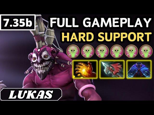 7.35b - Lukas DAZZLE Hard Support Gameplay - Dota 2 Full Match Gameplay