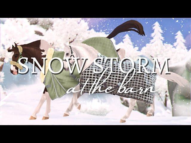 Caught in a Snowstorm with the Horses II Star Stable Realistic Roleplay