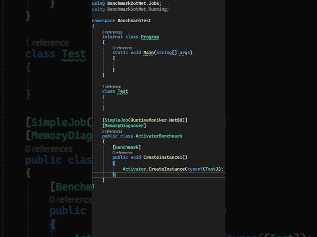 C# Performance Optimization : Activator Benchmark  #dotnet #programming #csharp #codeoptimization