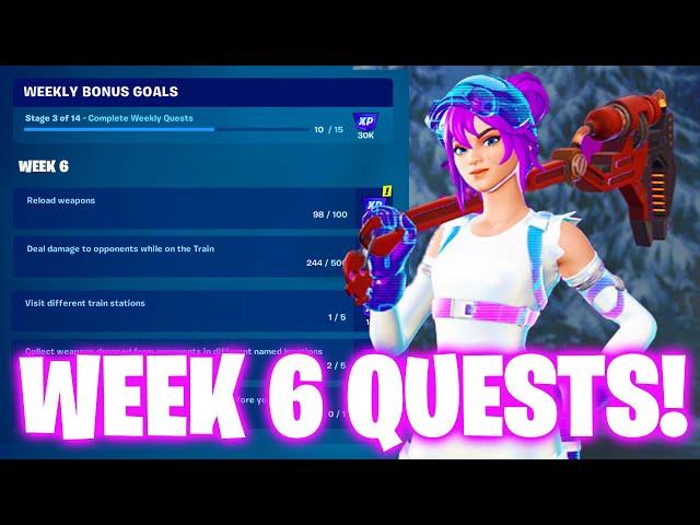 How To Complete Week 6 Quests in Fortnite - All Week 6 Challenges Fortnite Chapter 5 Season 3