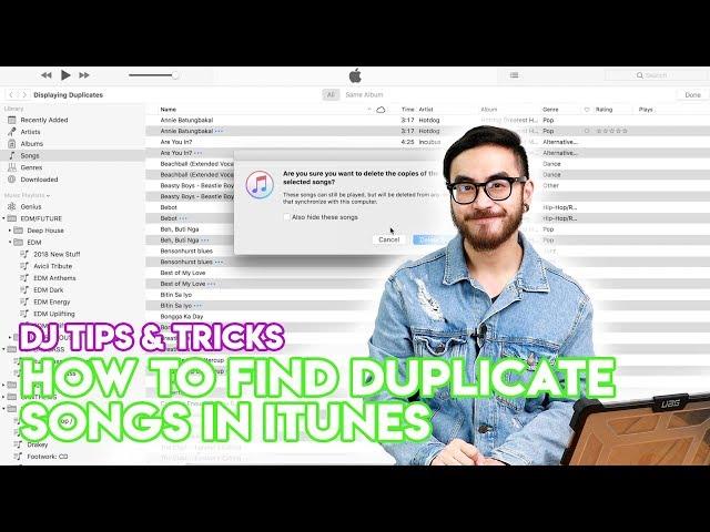 How To Find & Remove Duplicate Songs From iTunes Library - Quick & Easy!