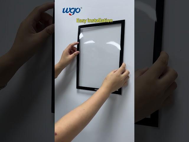 Punch-free poster frame