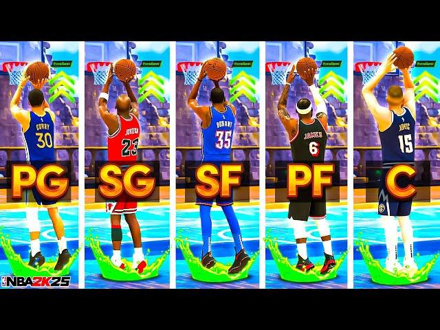 NBA 2K25 BEST BUILD FOR EVERY POSITION! MOST OVERPOWERED BEST BUILDS! (PG, SG, SF, PF, C)