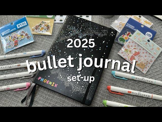 2025 Bullet Journal Setup | minimalist & beginner-friendly!