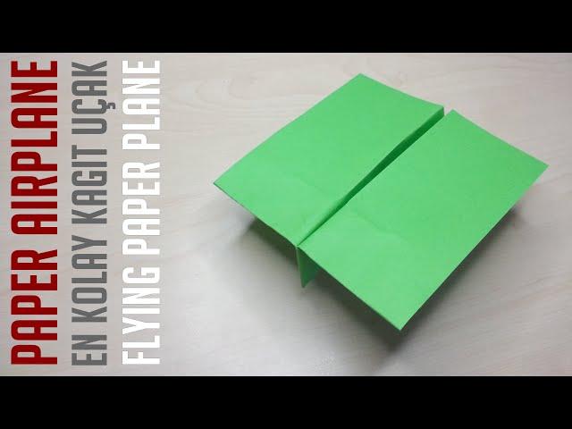 En Kolay Uçan Kağıt Uçak Yapımı-Kağıt Uçak-Origami Uçak-Bölüm 218