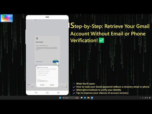 Step-by-Step: Retrieve Your Gmail Account Without Email or Phone Verification!