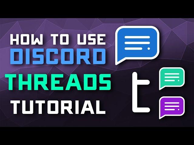 2021 Discord THREADS - How to Create, Edit, & Manage Them - Complete Tutorial