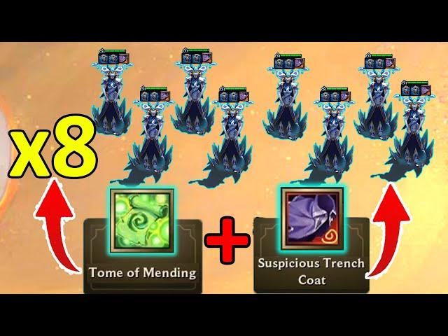 " x1 into x8 Lissandra " When Tome of Mending + Suspicious Trench Coat...