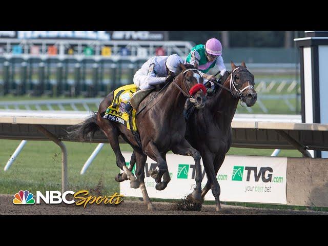 Haskell Stakes 2021 ends in jockey fall, disqualification (FULL RACE) | NBC Sports