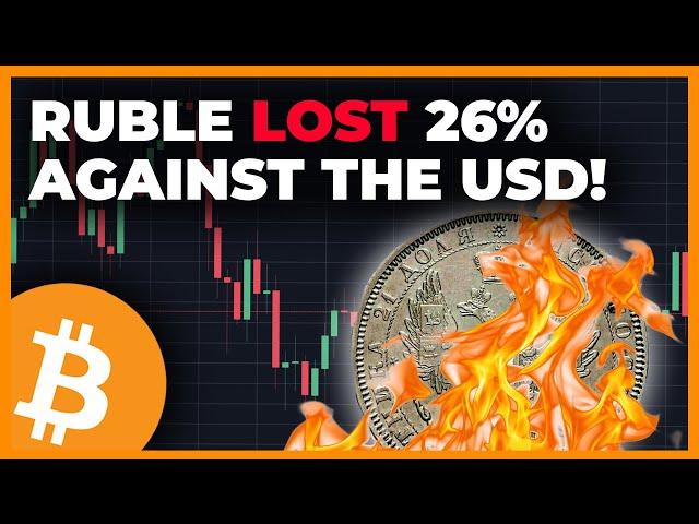 BREAKING: Russian Ruble Is Collapsing While Bitcoin Is Rising