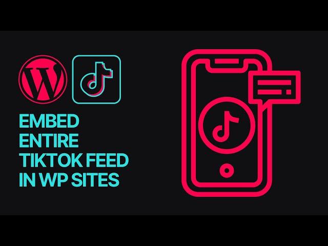 How To Embed Your Entire TikTok Feed In Your WordPress Website for Free?