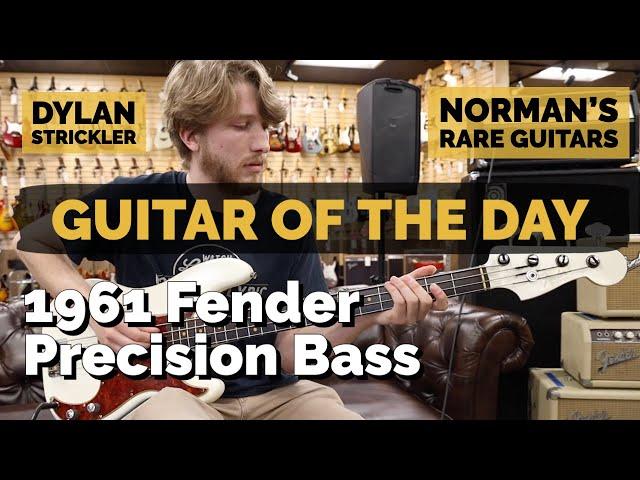 Guitar of the Day: 1961 Fender Precision Bass | Norman's Rare Guitars