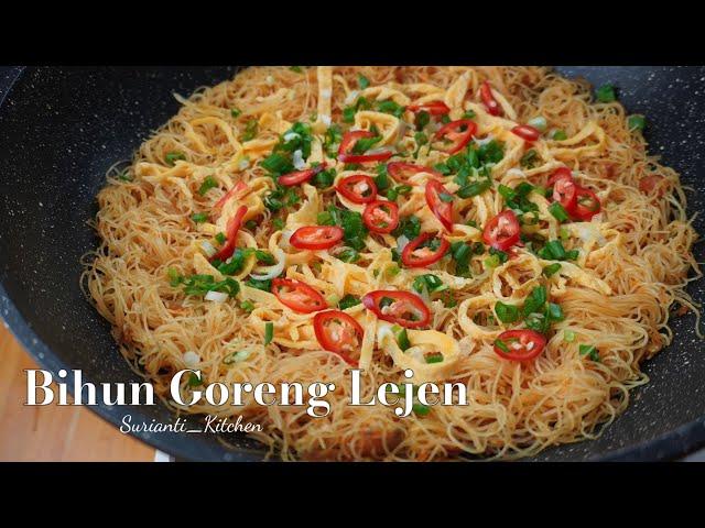 Bihun Goreng Lejen orang tua dulu-dulu tanpa menggunakan sos atau kicap tapi tetap sedap | TIPS