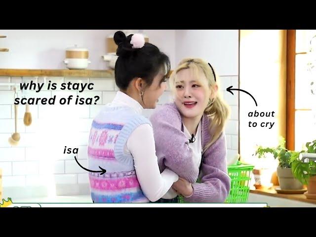 stayc being scared of isa | stayc crack compilation  #스테이씨 #kpop #stayc