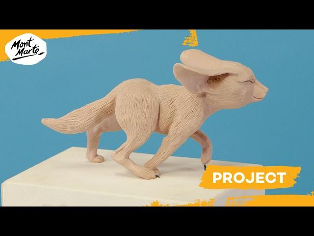 How to sculpt a fennec fox with polymer clay - Free sculpting tutorial