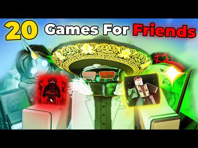 20 ROBLOX Games that You MUST Play with Friends!