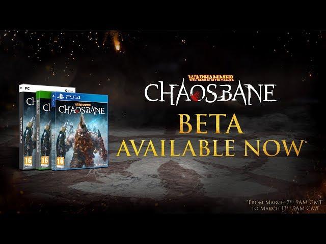 Warhammer: Chaosbane - Beta Launch Trailer (PEGI)