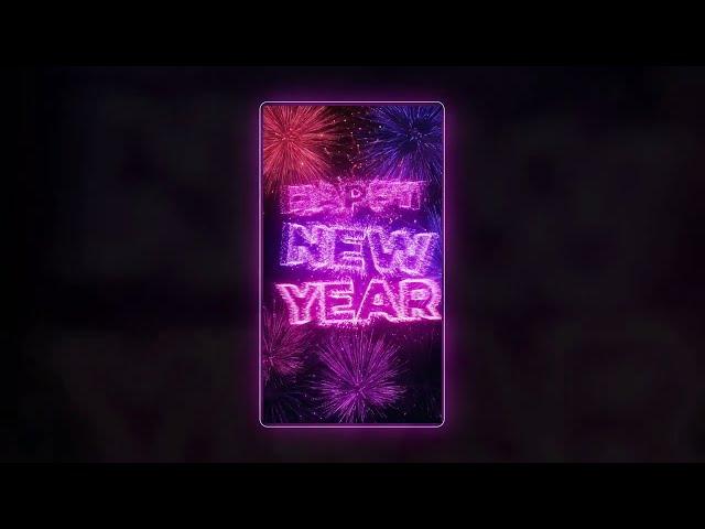 New Year Story After Effects Template | Fireworks Logo Animation for Instagram Reels & Stories