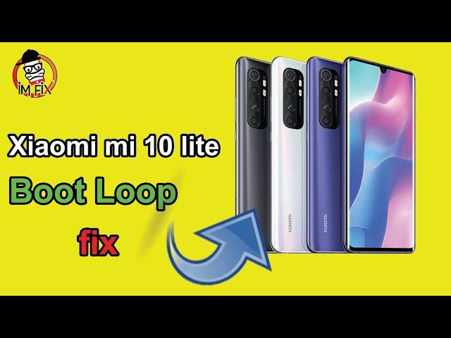 Xiaomi red mi note 10 lite boot loop fix. reset on logo.hang logo