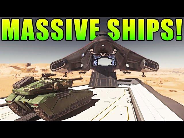 What Happens When You Fly The BIGGEST SHIPS in Star Citizen