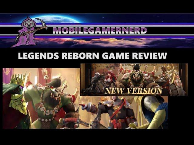 Legends Reborn (A Magnum Quest Reboot) MobileGamerNerd Review