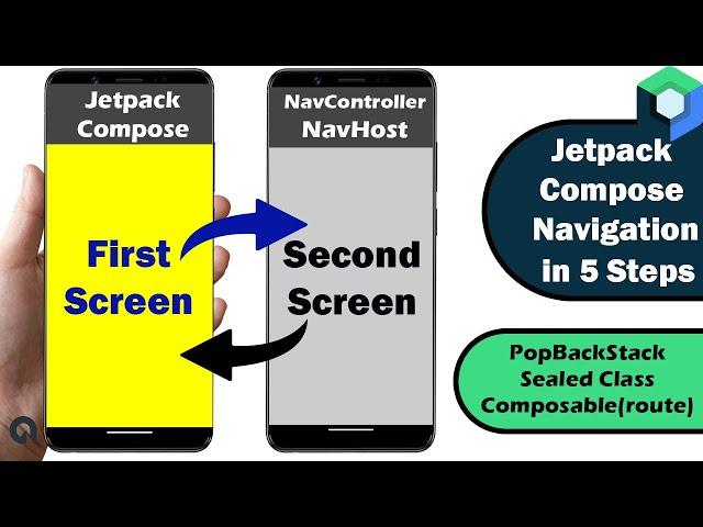 Jetpack Compose Navigation in 5 steps #android #jetpackcompose