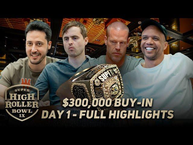 Super High Roller Bowl IX Highlights with Phil Ivey, Patrik Antonius, Adrian Mateos & Martin Kabrhel