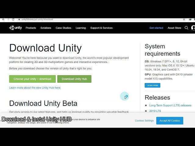 Tutorial Instal Unity Melalui Unity HUB Terbaru(2021)