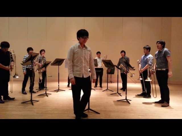 Mahidol Trombone studio "BoneWeek Fanfare 7" by Brad Edwards (ITW)