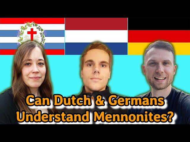 Can German & Dutch Speakers Understand Plautdietsch (Mennonite Low German)?