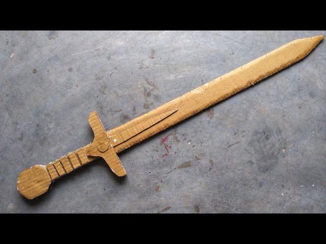 How to make DIY cardboard sword