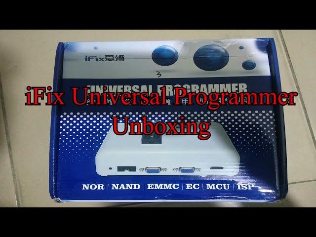 iFix Universal Programmer Unboxing