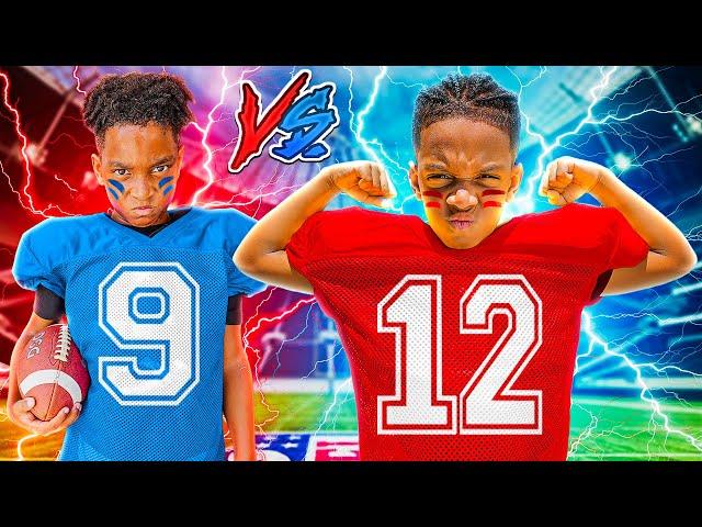 DJ VS KYRIE 1V1 FOOTBALL MATCH UP WITH EQUIPMENT ON FOR THE FIRST TIME **THE BEST YOUTH PLAYERS**