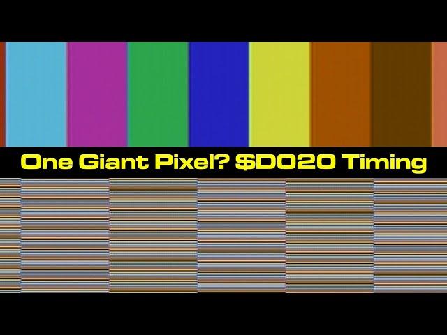 One Giant Pixel? Exploring $D020 and VIC-II/6510 Timing