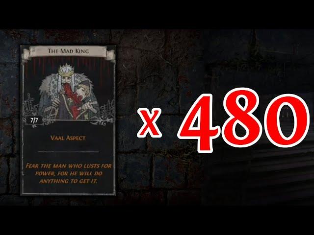Opening 480 Sets of The Mad King (and Creating the Adorneds We Can) - Path of Exile 3.24 Necropolis