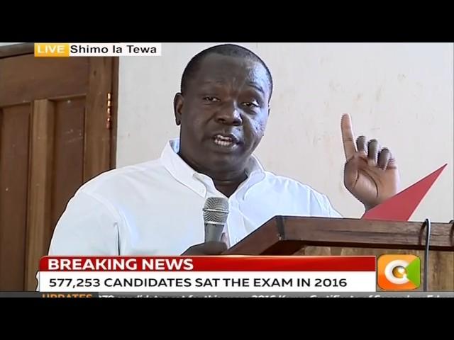 CS Matiang’i Releases KCSE Results