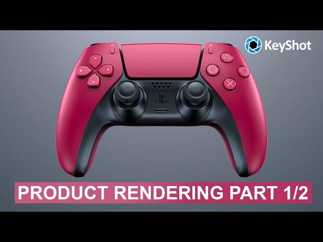 KeyShot Realistic Product Rendering part 1/2 ( Beginner Tutorial )