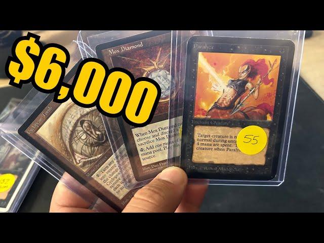 I BOUGHT A $6,000+ Magic the Gathering Collection (Alpha, Beta, Mox, Reserve List!) | CHECK IT OUT!