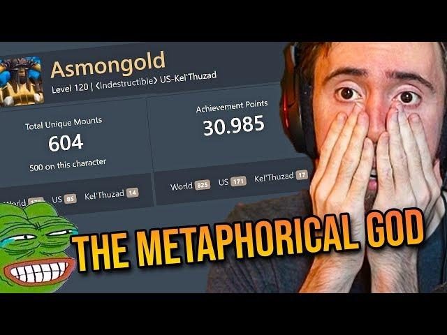 Asmongold Realizes How Far Behind He Is In Terms Of WoW Mounts/Pets/Achievements Farming