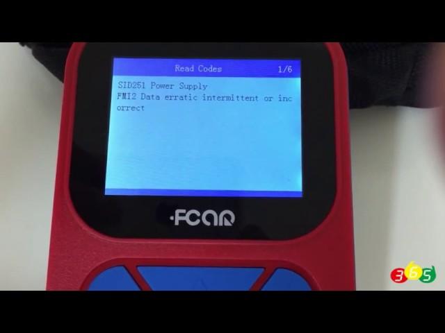 How to use Fcar F502 Heavy Duty Code Reader-OBDII365