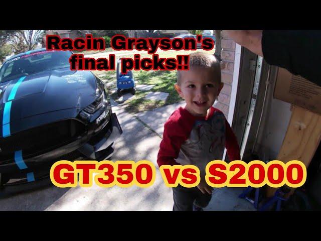 GT350 vs S2000 Episode Series Exit: Grayson picks his winner(s) #S2000 #GT350