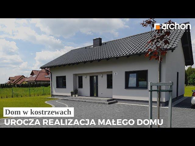 Dom w kostrzewach – Urocza realizacja małego domu I ARCHON+ Projekty Domów