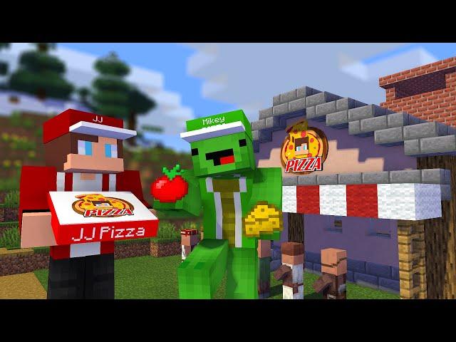 MAIZEN : Let's Work at a Pizza Shop - Minecraft Animation JJ & Mikey