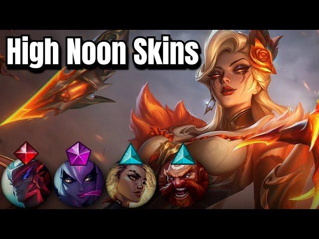ALL NEW HIGH NOON SKINS | Yone Rell Evelynn Gragas | League of Legends